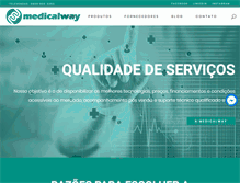 Tablet Screenshot of medicalway.com.br